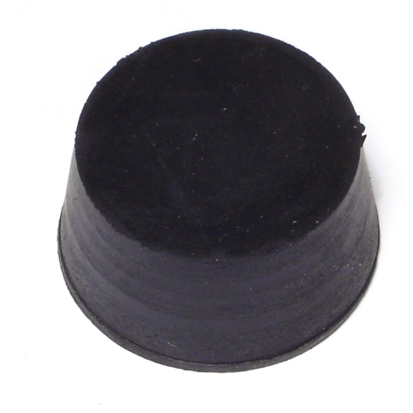 Midwest Fastener 1.9" x 1-5/8" x 1" #10 Black Rubber Stoppers 2PK 65902 - main